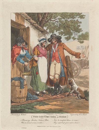 The Country Girl at Home by George Morland