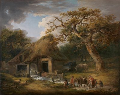 The Old Water Mill by George Morland