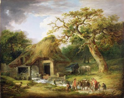 The Old Water Mill by George Morland