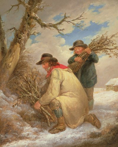 Twig Gatherers in the Snow by George Morland