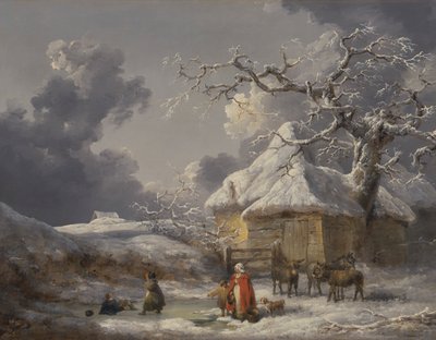Winter Landscape with Figures by George Morland
