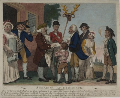 Swearing at Highgate by George Moutard Woodward