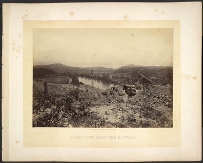 Allatoona from the Etawah by George N. Barnard
