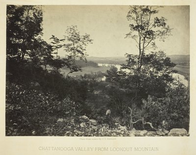 Chattanooga Valley from Lookout Mountain by George N. Barnard