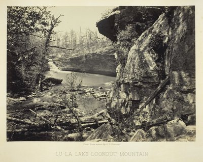 Lu-La Lake Lookout Mountain by George N. Barnard