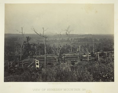 View of Kenesaw Mountain, Georgia by George N. Barnard