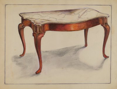 Marble Top Table by George Nelson