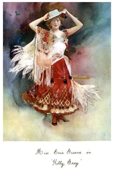 Evie Greene as Lady Aline Redwood by George Newnes