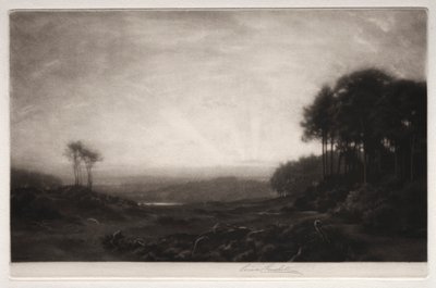 Landscape by George Percival Gaskell