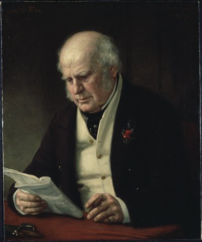 Charles Fox, 1869 by George Peter Alexander Healy