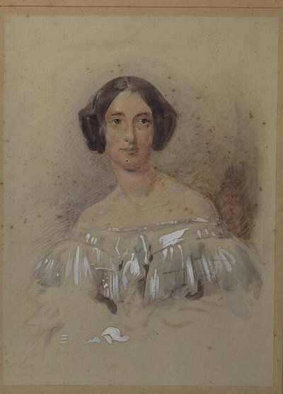 Portrait of Fanny (Frances) Cartwright by George Richmond
