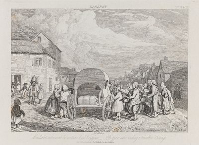 Beggars, Eperney, c.1821 by George Robert Lewis