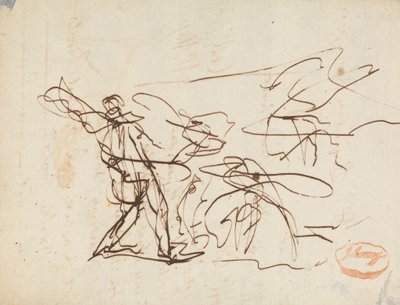 Figure Composition Study 25 by George Romney