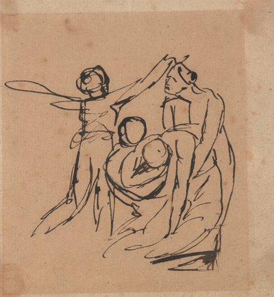 Mourning Group by George Romney