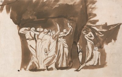 Mythological Group of Women and Children by George Romney