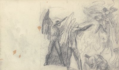Sketchbook Drawing by George Romney