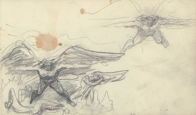 Sketchbook Drawing by George Romney