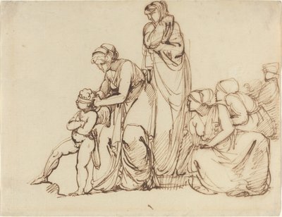 The Blindfolding of Cupid by George Romney