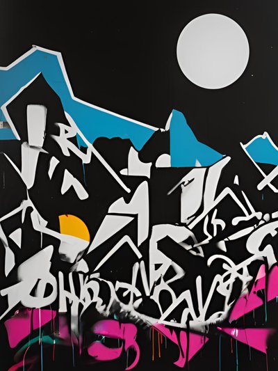 Moonlit Metropolis by George Rosaly