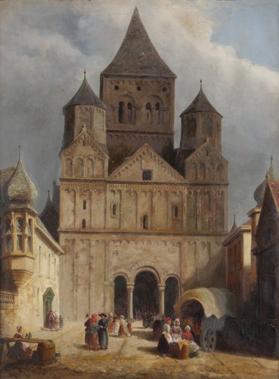 View of Marmoutier, Bas-Rhin, France by George Row Clarke