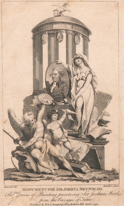 Monument for Sir Joshua Reynolds by George Saunders