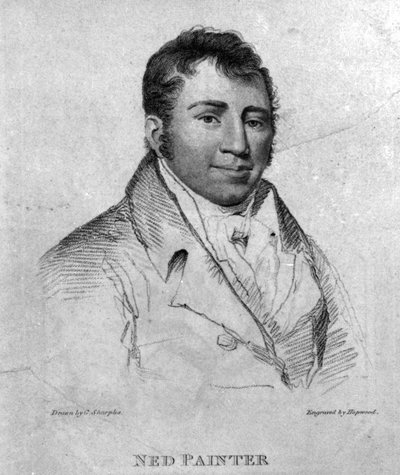 Ned Painter, engraved by Hopwood by George Sharples