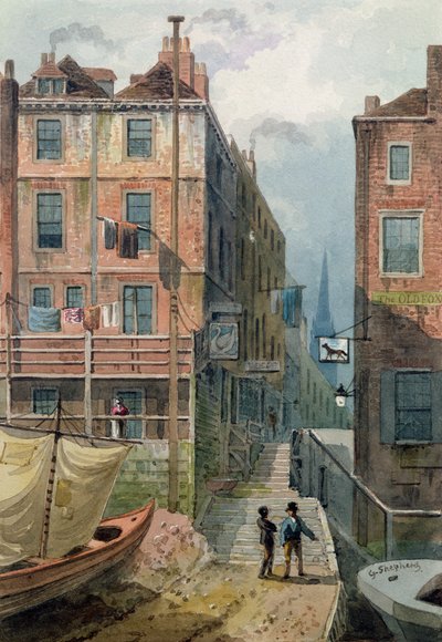 Hungerford Stairs by George Shepherd