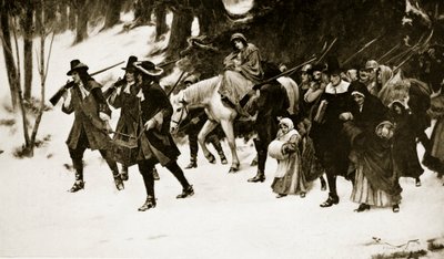 The Flight of the Huguenots by George Sheridan Knowles