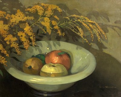 Fruit in a Jade Bowl by George Sheringham
