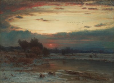 A Winter Sky by George Snr. Inness