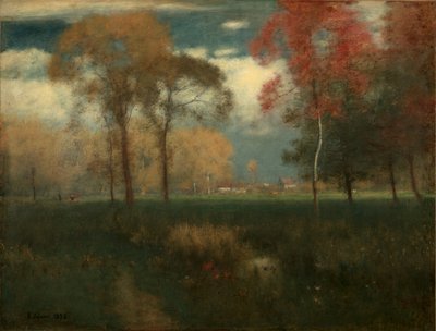 Sunny Autumn Day by George Snr. Inness