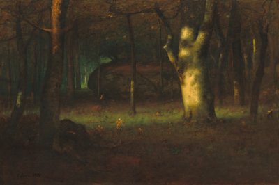 Sunset in the Woods by George Snr. Inness