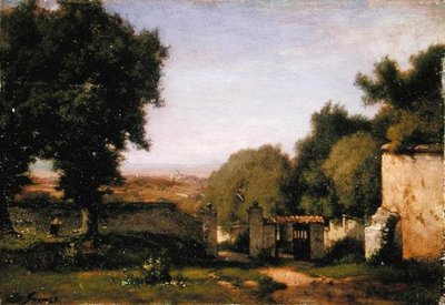 The Gate at Albano by George Snr. Inness