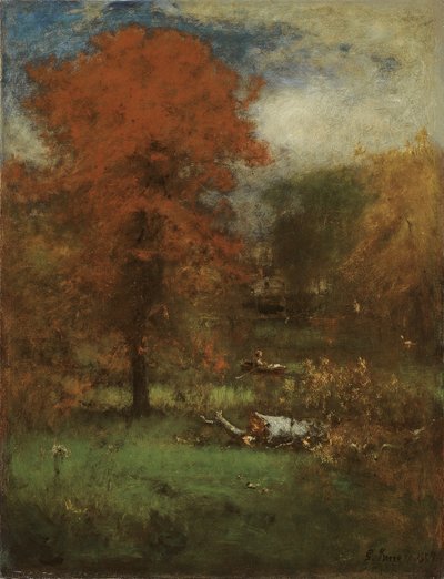 The Mill Pond by George Snr. Inness