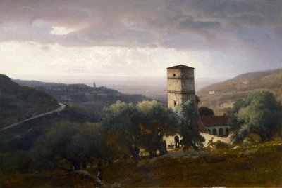 View of Rome from Tivoli by George Snr. Inness