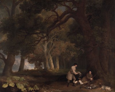 A Repose after Shooting by George Stubbs