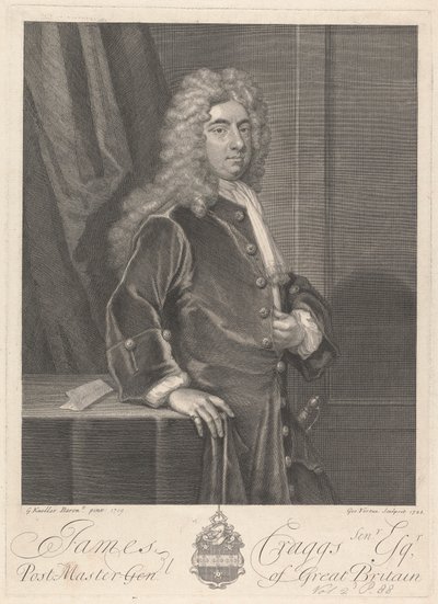 James Craggs the Elder by George Vertue