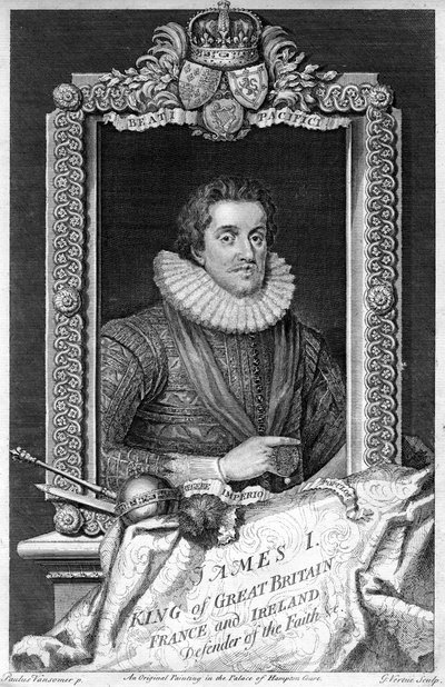 James I of England by George Vertue
