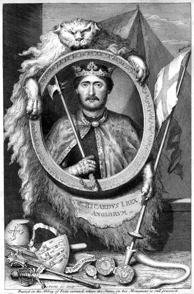 Richard I, King of England by George Vertue