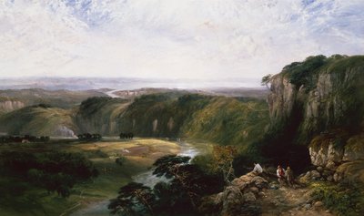 Chepstow from the Windcliff by George Vicat Cole
