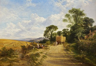 Landscape - Harvest Time by George Vicat Cole
