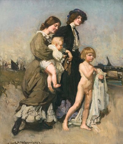 The Holiday Group (The Bathers) by George Washington Lambert