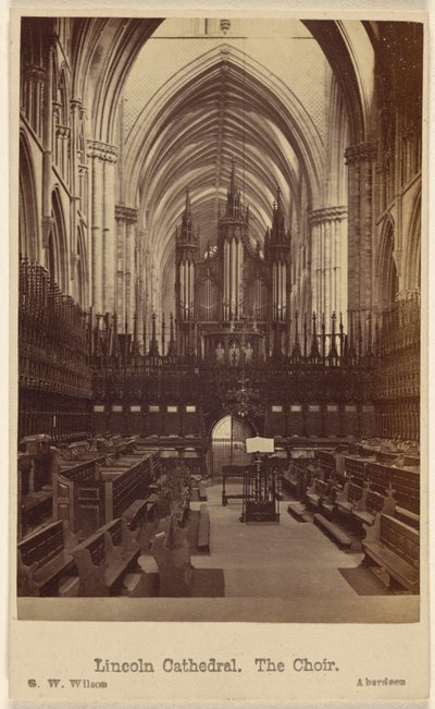 Lincoln Cathedral. The Choir. by George Washington Wilson