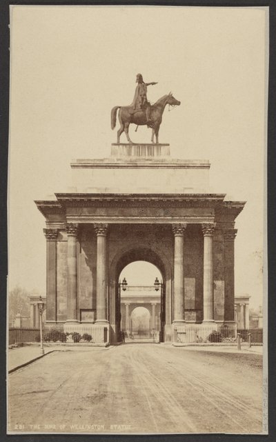 The Duke of Wellington Statue by George Washington Wilson