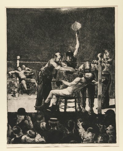 Between Rounds No. 1 by George Wesley Bellows
