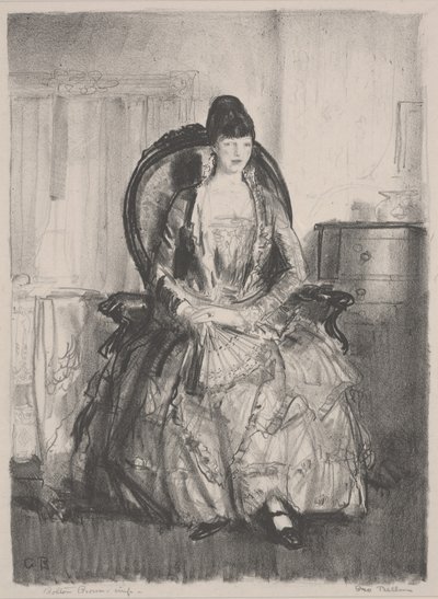 Emma in a Chair by George Wesley Bellows