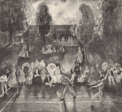 Tennis, 1920 by George Wesley Bellows