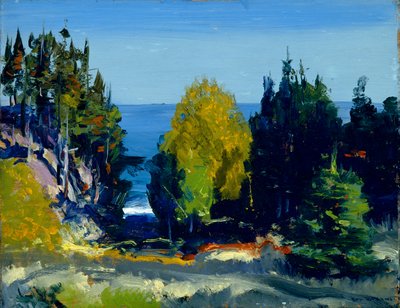 The Grove - Monhegan, 1911 by George Wesley Bellows