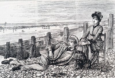 A Couple on Their Honeymoon by George du Maurier
