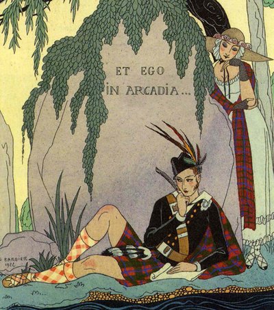 Poet Lover by Georges (after) Barbier